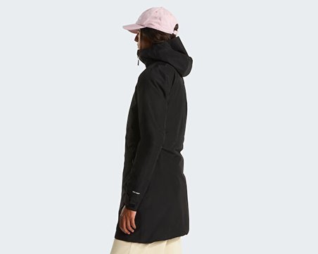 The North Face W DRYVENT HIKESTELLER PARKA Kadın Outdoor Parka NF0A8G6ZJK31 Siyah