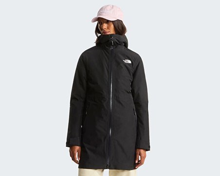 The North Face W DRYVENT HIKESTELLER PARKA Kadın Outdoor Parka NF0A8G6ZJK31 Siyah