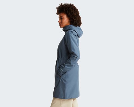 The North Face W DRYVENT HIKESTELLER PARKA Kadın Outdoor Parka NF0A8G6Z0U31 Gri