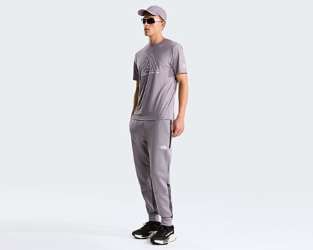 The North Face M Ma 24/7 Short Sleeves Tee Erkek Outdoor Tişörtü NF0A893ZG7O1Gri