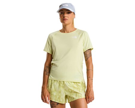 The North Face W SUNRISER SS Kadın Outdoor Tişörtü NF0A8BBXG6O1 Sarı