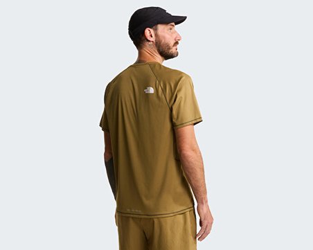 The North Face M SUNRISER SS Erkek Outdoor Tişörtü NF0A8BBP2EL1 Kahverengi