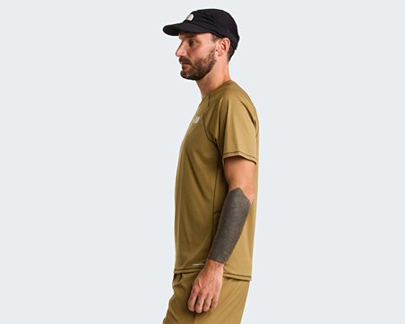 The North Face M SUNRISER SS Erkek Outdoor Tişörtü NF0A8BBP2EL1 Kahverengi
