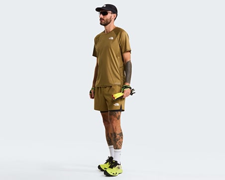 The North Face M SUNRISER SS Erkek Outdoor Tişörtü NF0A8BBP2EL1 Kahverengi