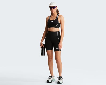 The North Face W Cambrena Tight Short Kadın Günlük Tayt NF0A8G1FJK31 Siyah