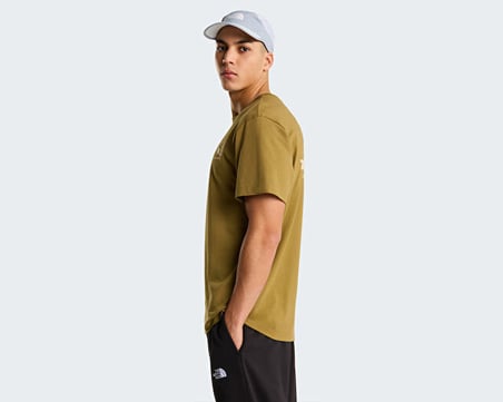 The North Face M CAMPING RELAXED SHORT SLEEVE TEE-GRAPH Erkek Outdoor Tişörtü NF0A8GQM2EL1 Kahverengi