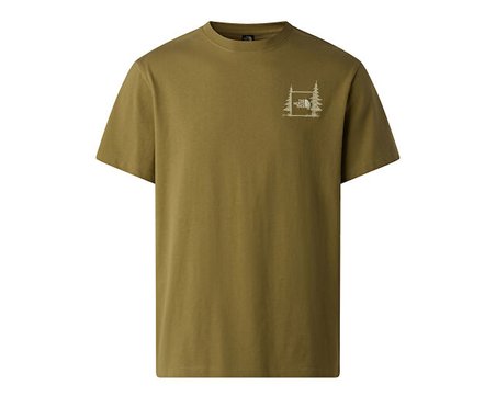 The North Face M CAMPING RELAXED SHORT SLEEVE TEE-GRAPH Erkek Outdoor Tişörtü NF0A8GQM2EL1 Kahverengi