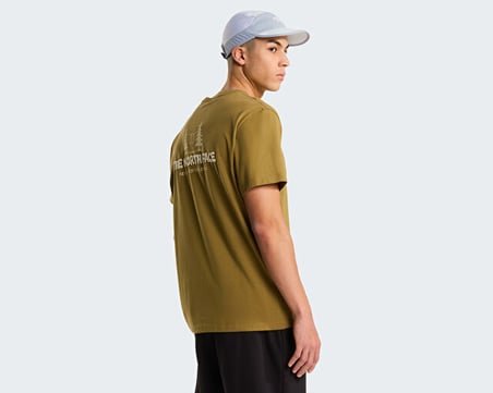 The North Face M CAMPING RELAXED SHORT SLEEVE TEE-GRAPH Erkek Outdoor Tişörtü NF0A8GQM2EL1 Kahverengi
