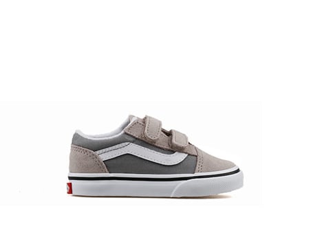 Vans Old Skool V Bebek Günlük Ayakkabı VN000CRW85T1 Gri