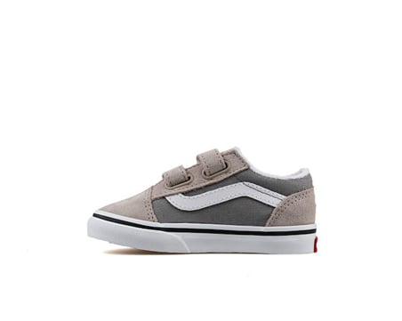Vans Old Skool V Bebek Günlük Ayakkabı VN000CRW85T1 Gri