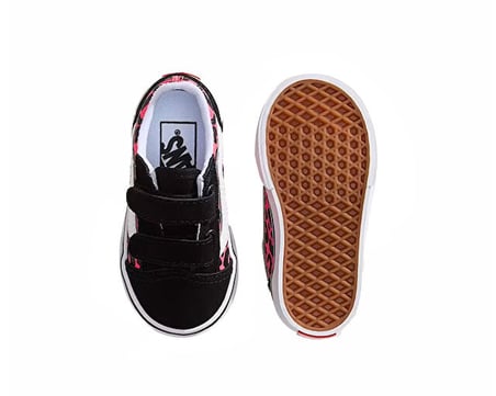 Vans Old Skool V Bebek Günlük Ayakkabı VN000CRWFOC1 Renkli
