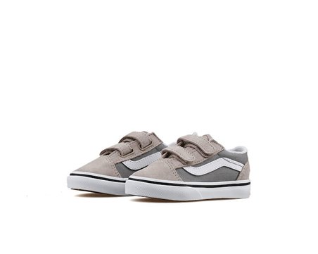 Vans Old Skool V Bebek Günlük Ayakkabı VN000CRW85T1 Gri