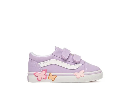 Vans Old Skool V Butterfly Bebek Günlük Ayakkabı VN000EFHFSF1 Mor