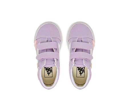 Vans Old Skool V Butterfly Bebek Günlük Ayakkabı VN000EFHFSF1 Mor