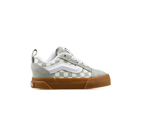 Vans Knu Skool Elastic Lace Bebek Günlük Ayakkabı VN000D0KFSG1 Gri