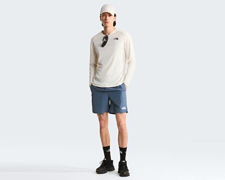 The North Face M LEYNAR OFF PEAK SHORTS Erkek Outdoor Şortu NF0A8HG80U31 Gri