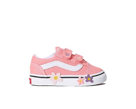 Vans OLD SKOOL V FLOWER Çocuk Günlük Ayakkabı VN000Z5XGSB1 Pembe