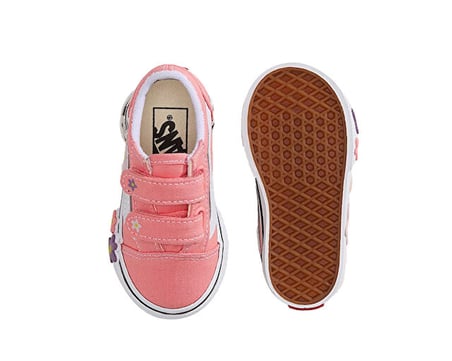 Vans OLD SKOOL V FLOWER Çocuk Günlük Ayakkabı VN000Z5XGSB1 Pembe