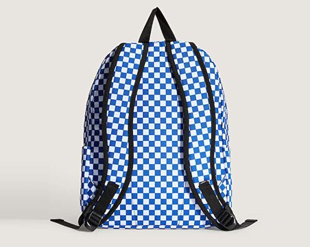 Vans OLD SKOOL CHECK BACKPACK Sırt Çantası-En: 32,4 Cm, Boy: 42,5 Cm, Derinlik: 12,1 Cm VN000H4X10Z1 Mavi