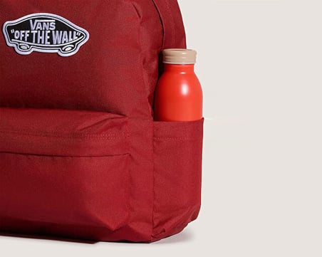 Vans OLD SKOOL CLASSIC BACKPACK Sırt Çantası-En: 32,4 Cm, Boy: 42,5 Cm, Derinlik: 12,1 Cm VN000H4YH891 Kırmızı