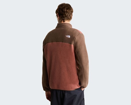 The North Face M YUMIORI FULL ZIP Erkek Outdoor Polar Ceket NF0A883RTF01 Kahverengi