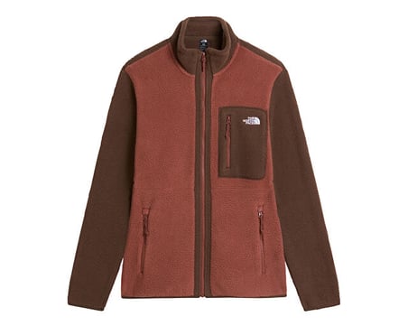 The North Face M YUMIORI FULL ZIP Erkek Outdoor Polar Ceket NF0A883RTF01 Kahverengi