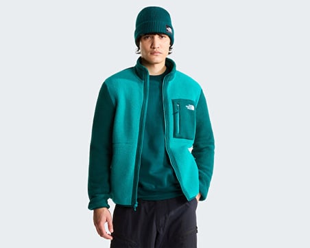 The North Face M YUMIORI FULL ZIP Erkek Outdoor Polar Ceket NF0A883RSE41 Mavi