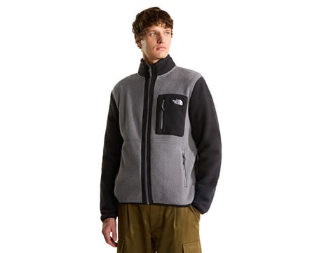 The North Face M YUMIORI FULL ZIP Erkek Outdoor Polar Ceket NF0A883RRPI1 Gri