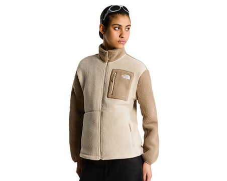 The North Face W YUMIORI FULL ZIP Kadın Outdoor Polar Ceket NF0A8E88SN41 Bej