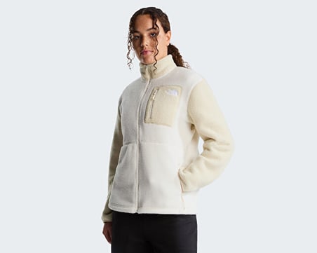 The North Face W YUMIORI FULL ZIP Kadın Outdoor Polar Ceket NF0A8E88JN51 Bej