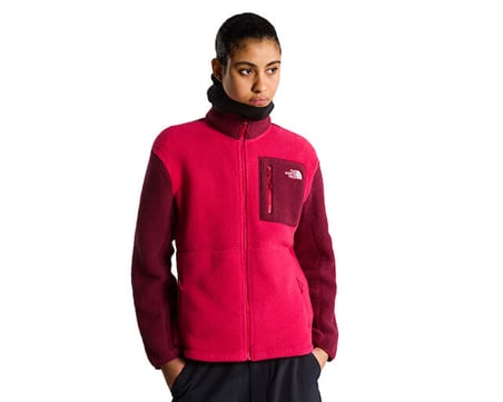 The North Face W YUMIORI FULL ZIP Kadın Outdoor Polar Ceket NF0A8E88S691 Kırmızı