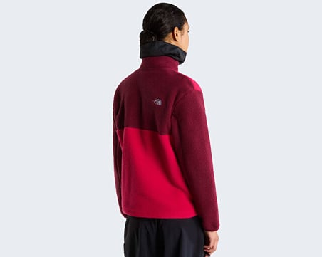 The North Face W YUMIORI FULL ZIP Kadın Outdoor Polar Ceket NF0A8E88S691 Kırmızı