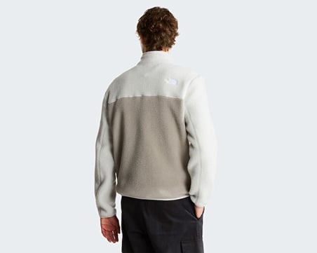 The North Face M YUMIORI 1/4 ZIP Erkek Outdoor Çeyrek Fermuarlı Polar Üst NF0A883SSM41 Bej