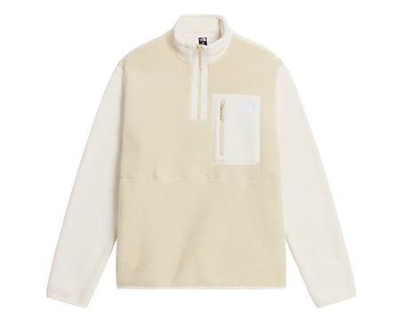 The North Face M YUMIORI 1/4 ZIP Erkek Outdoor Çeyrek Fermuarlı Polar Üst NF0A883SMIA1 Bej