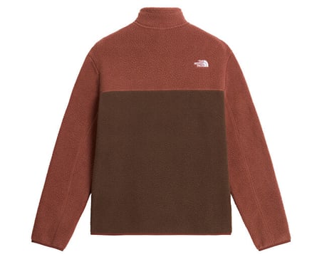 The North Face M YUMIORI 1/4 ZIP Erkek Outdoor Çeyrek Fermuarlı Polar Üst NF0A883SUH01 Kahverengi