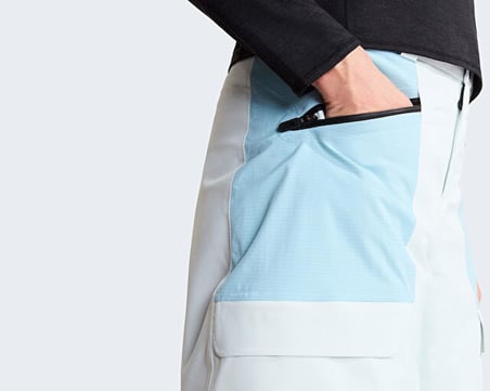 The North Face W POWSTAR PANT Kadın Kayak Pantolonu NF0A8H2MS4C1 Mavi
