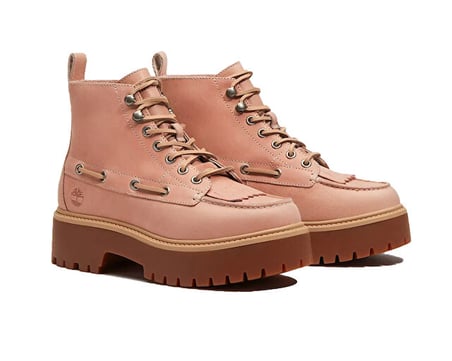 Timberland STONE STREET MID LACE UP BOOT Kadın Günlük Bot TB0A27YZA8M1 Pembe