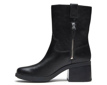 Timberland BELLEVAUX MID ZIP UP BOOT Kadın Günlük BotTB0A2JNJW021 Siyah