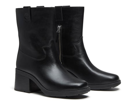 Timberland BELLEVAUX MID ZIP UP BOOT Kadın Günlük BotTB0A2JNJW021 Siyah
