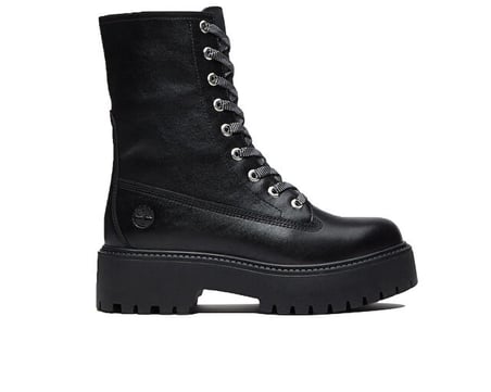 Timberland STONE STREET MID LACE UP BOOT Kadın Günlük Bot TB0A5SAHW021 Siyah