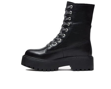 Timberland STONE STREET MID LACE UP BOOT Kadın Günlük Bot TB0A5SAHW021 Siyah