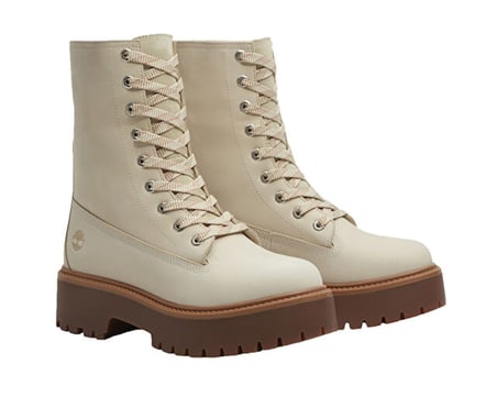 Timberland STONE STREET MID LACE UP BOOT Kadın Günlük Bot TB0A5SAHEN71 Bej