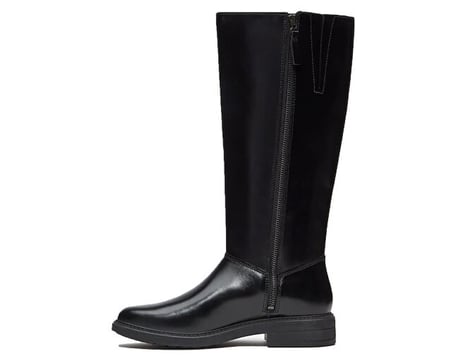 Timberland STORMBUCKS TALL ZIP UP BOOT Kadın Günlük Çizme TB0A5T6PW021 Siyah