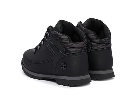 Timberland EURO SPRINT MID LACE UP BOOT Çocuk Outdoor Botu TB0A5SRAEJT1 Siyah