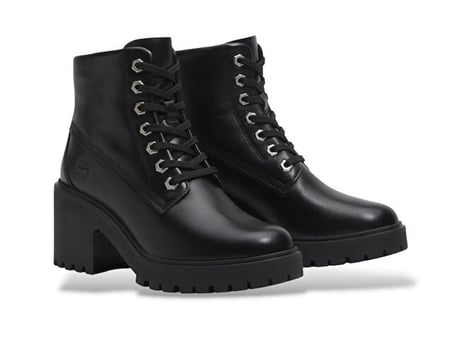 Timberland STONE HEIGHTS MID LACE UP BOOT Kadın Günlük Bot TB0A5S49W021 Siyah