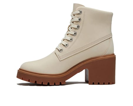 Timberland STONE HEIGHTS MID LACE UP BOOT Kadın Günlük Bot TB0A5S49EX41 Krem