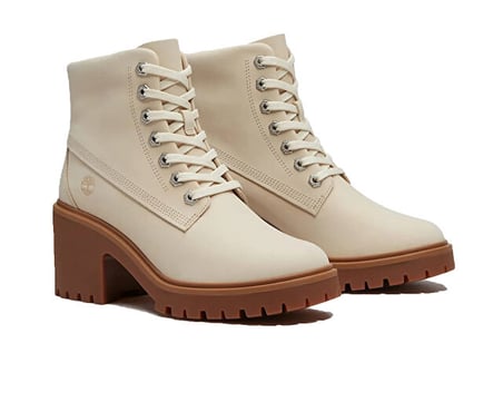 Timberland STONE HEIGHTS MID LACE UP BOOT Kadın Günlük Bot TB0A5S49EX41 Krem