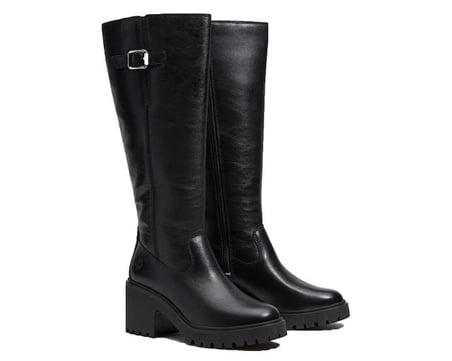 Timberland STONE HEIGHTS TALL ZIP UP BOOT Kadın Günlük Çizme TB0A2AZXW021 Siyah