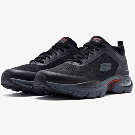 Skechers Skech-Air Ventura-Cataclysm Memory Foam Mens Sneaker Hafızalı Taban Erkek Günlük Spor Ayakkabı Siyah 