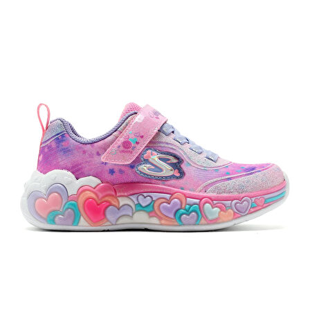 Eternal Heart Lights Çocuk Pembe Sneaker Ayakkabı 302696L LPMT